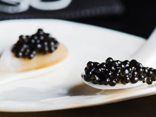 Enjoy the taste of guilt free Little Pearl environmentally friendly caviar